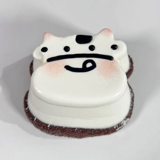 牛プリン スクイーズトイ 水感たっぷり 超柔らか 手作り 高見映えギフト
