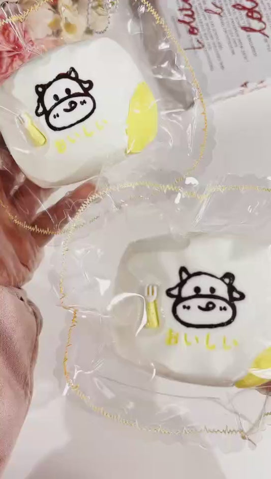 크림 진흙 질감 스퀴시 토이, 인스타그램 감성, 음식 스트레스 해소 용품, 식품 등급 실리콘, 완제품, 데스크탑 장식