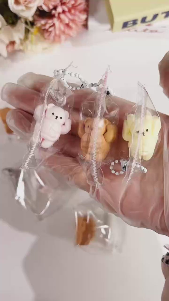 ミニ ちびコロスクイーズトイ クマ 可愛い ストレス解消グッズ クリエイティブ 学生リュックチャーム キーホルダー 癒し系小物
