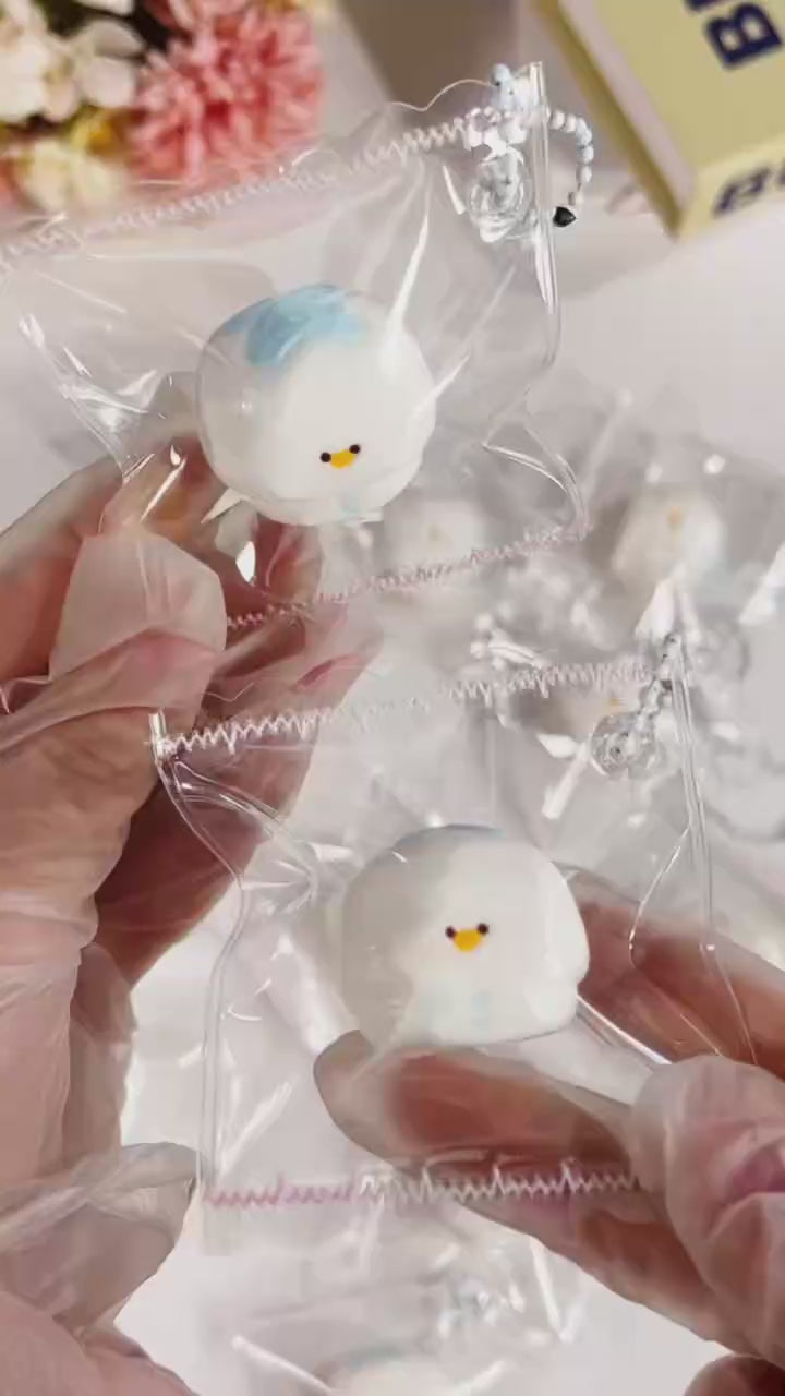 ミニ ちびコロ 可愛い スクイーズトイ ストレス解消グッズ 手作り バッグチャーム 学生ギフト 子供褒美